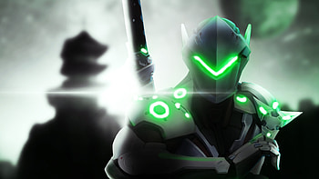 Genji, genji-overwatch, overwatch, games, artwork, artist, digital-art, behance HD wallpaper