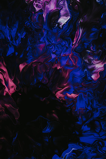 Abstract, Dark, Divorces, Paint, Liquid, Fluid Art, Distortion HD phone wallpaper