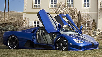 SSC ultimate aero supercar, blue, , car, 11, 13, 2012, ssc HD wallpaper