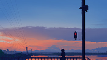 Peaceful Moment Of Solitude, alone, artist, artwork, digital-art, art, pixiv HD wallpaper