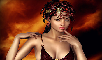 Girl, Artwork, Rendering, Fantasy HD wallpaper