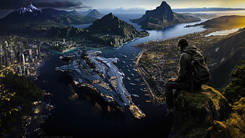Worth The Hike, artist, artwork, digital-art, deviantart HD wallpaper