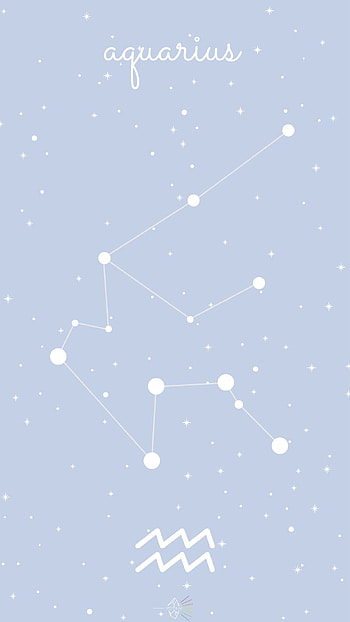 Aquarius Zodiac Sign, Enigmatic lockscreen, Celestial charm, Symbolic representation HD phone wallpaper