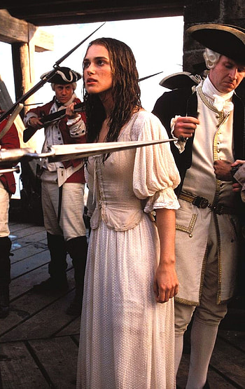 Keira Knightley, Pirates of the Caribbean, Elizabeth Swann, Curse HD phone wallpaper
