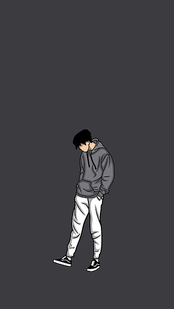 Anime, knee, elbow, boy HD phone wallpaper