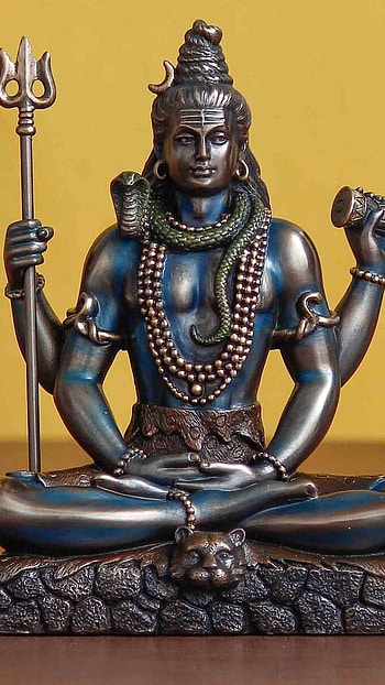 Shiva , Bronze Idol, Lord Shiva HD phone wallpaper