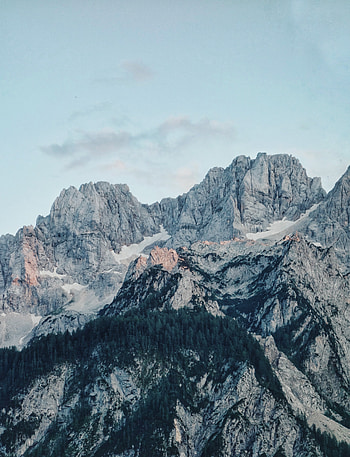 Landscape, Nature, Trees, Mountain, Vertex, Top, View HD phone wallpaper