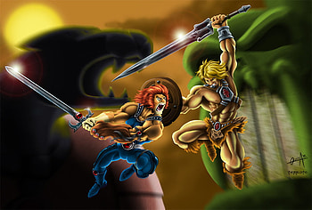 Himan vs. Lion o, m, h, a, i HD wallpaper