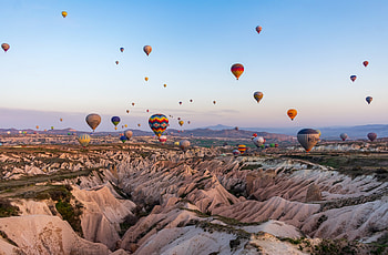 Rose Valley, Cappadocia HD wallpaper