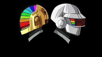 Work It Make It Daft Punk, daft-punk, music, helmet, artwork, art, digital-art, black, artist, deviantart HD wallpaper