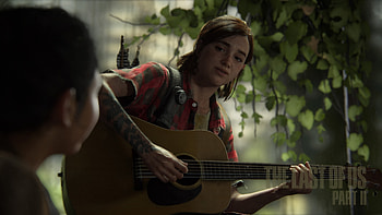 Guitar Ellie 3 (Logo), Ellie (The Last of Us), The Last of Us Part II HD wallpaper