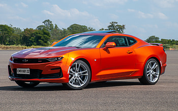 Chevrolet Camaro SS, , hypercars, 2022 cars, tuning, orange Camaro, american cars, Chevrolet HD wallpaper