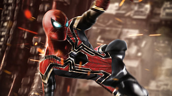 Spiderman Getting Away , spiderman, superheroes, artist, artwork, digital-art, artstation HD wallpaper