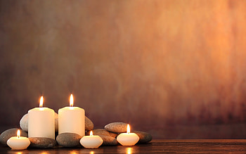 Candle light wonderful wide HD wallpaper