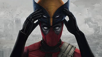 Wolverine And Deadpool Mask Off, deadpool-and-wolverine, deadpool-3, wolverine, deadpool, 2024-movies, movies, superheroes, artwork, digital-art HD wallpaper