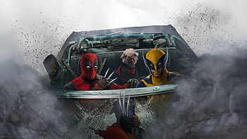 Deadpool And Wolverine X Dogpool Arachnid Action, deadpool-and-wolverine, deadpool-3, wolverine, deadpool, superheroes, artwork, digital-art, dogpool, artstation HD wallpaper