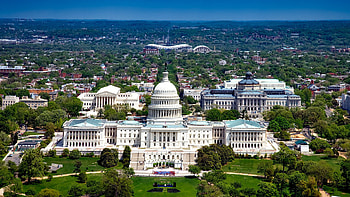 Capitol Hill, Washington DC Skyline HD wallpaper
