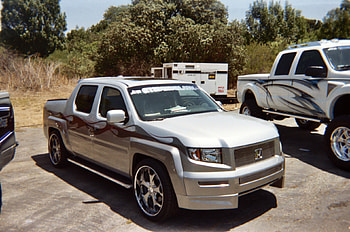 HONDA PICKUP, outside, honda, lowered, custom, pickup, show, hot, cool HD wallpaper