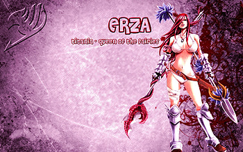 Erza Scarlet, anime girl, anime, fairy tail HD wallpaper