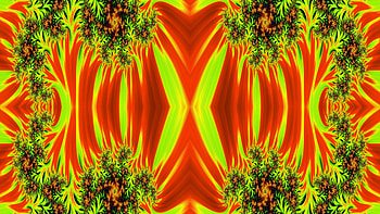 Trippy Psychedelic Fractal, trippy, psychedelic, aesthetic, pattern, Abstract, fractal HD wallpaper