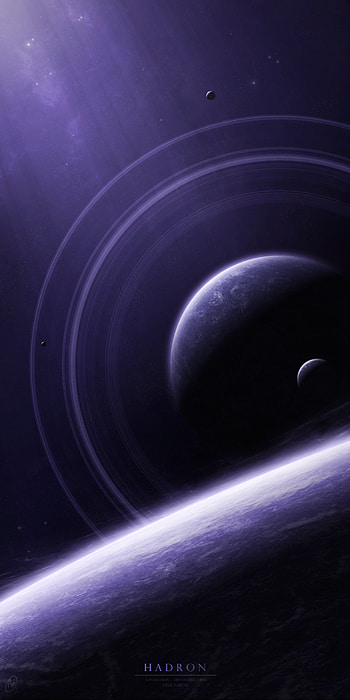 Planets, Universe, Open Space, Dark Purple, Purple Dark HD phone wallpaper