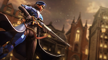 Ana Overwatch , ana-overwatch, overwatch, games, artwork, sniper, deviantart, deviantart HD wallpaper