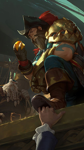 Gangplank, League of Legends, Ideas, Characters HD phone wallpaper