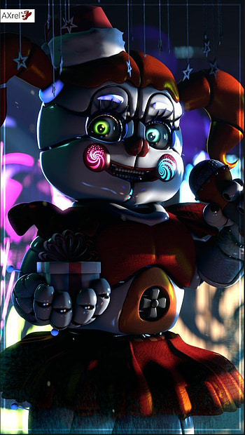Circus baby, sisterlocation, clown, elizabeth, afton, circusbaby, fnaf, elizabethafton HD phone wallpaper
