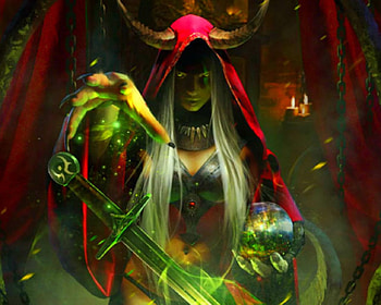 Witch, magic, fantasy, dark HD wallpaper