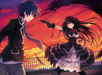 Kurumi Tokisaki, Date A Live, Anime, Shido Itsuka HD wallpaper