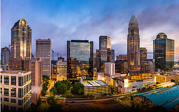 Charlotte Plaza, College Street, JLL Properties, US HD wallpaper