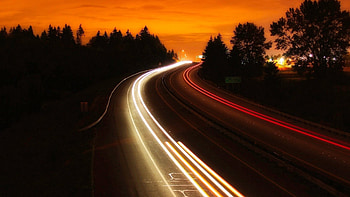Cities, Shine, Light, Road, Movement, Traffic HD wallpaper
