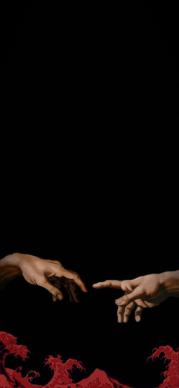 the creation of adam, art, hands HD phone wallpaper