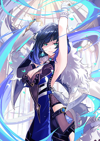 Yelan - Genshin Impact Anime Board, Genshin Impact Yelan HD phone wallpaper