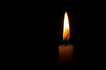 Fire, Dark, Candle, Wick, Wax, Combustion HD wallpaper