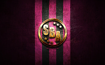Sport Boys FC, golden logo, Liga 1 Apertura, purple metal background, football, peruvian football club, Sport Boys logo, soccer, Sport Boys HD wallpaper