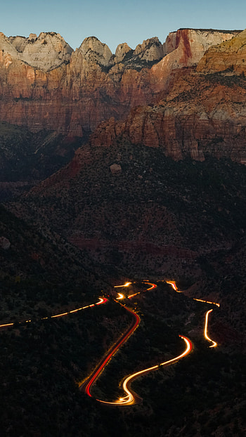 Canyon Overlook, Dawn , Sony Xperia X, XZ, Z5 Premium HD phone wallpaper