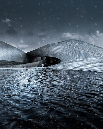 Cities, Water, Architecture, Snowfall, Denmark, Copenhagen HD phone wallpaper