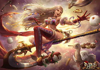 Witch, art, CG, faantasy HD wallpaper
