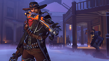 McCree, Overwatch , Gunslinging hero, Fierce gunslinger HD wallpaper