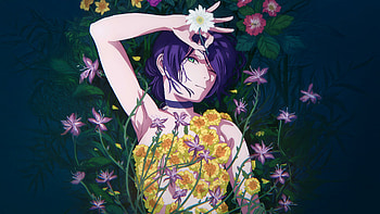 Chainsaw Man Floral Elegance, Chainsaw Man HD wallpaper