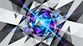 Prismatic Energy Orb — Ultra, crystal, gem, diamond HD wallpaper