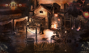 New Tristram, diablo, flood, diablo 3, diablo 2, new, tristram HD wallpaper