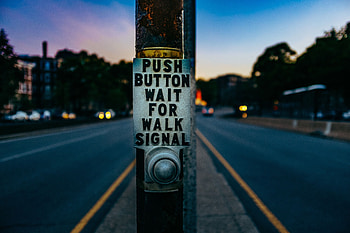 Words, Inscription, Pillar, Post, Street, Button HD wallpaper