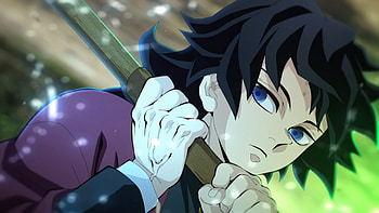 Kimetsu no Yaiba, Giyuu Tomioka, Demon Slayer: Kimetsu no Yaiba, hashira HD wallpaper