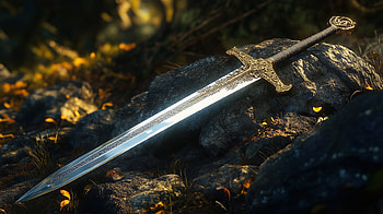 Legendary Sword: A Fantasy for Epic Adventures, fantasy, sword, weapon, nature HD wallpaper