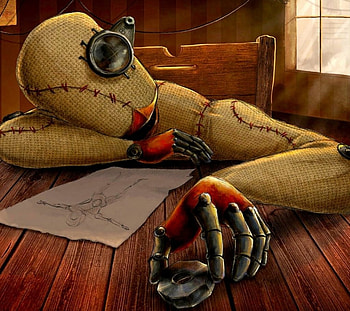 Finding Reason...!!!, Robot, Alone, Sad, Digital Art, Lonely HD wallpaper