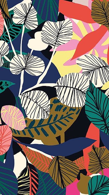 Modern Floral, Flower, Design HD phone wallpaper