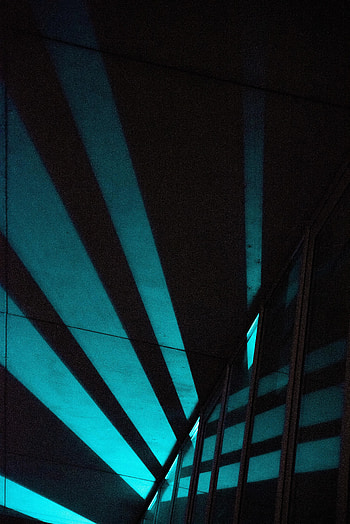 Building, Dark, Shine, Light, Stripes, Streaks, Glow HD phone wallpaper