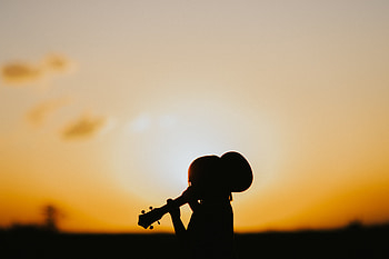 Dark, Silhouette, Guitar, Musician, Guitar Player, Guitarist HD wallpaper